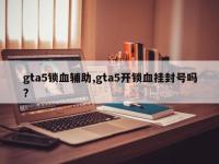 gta5锁血辅助,gta5开锁血挂封号吗?
